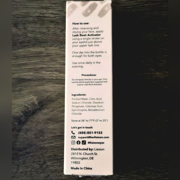 LASH GROWTH BOND BY HER LIAISON 3ML NEW SEALED - Picture 7 of 16